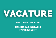 Vacature kandidaat-notaris familierecht